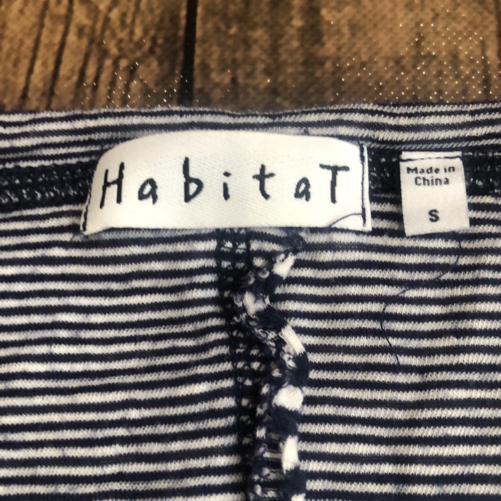 Habitat Striped Navy White Generous Small